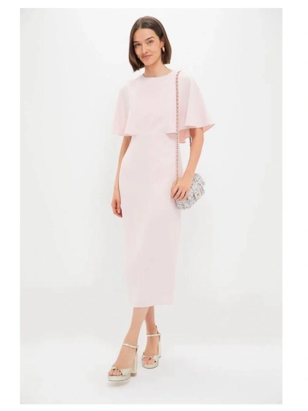 Tuckernuck | Pomander Place • Leah Cape Maxi Dress Pink - Picture 1 of 11